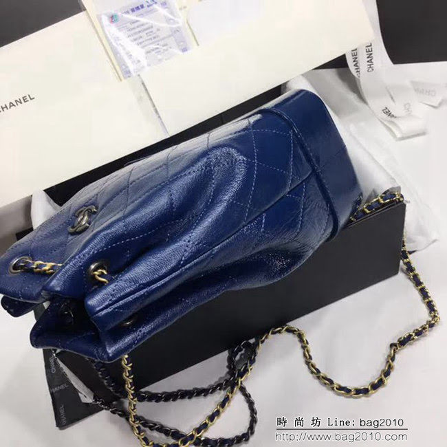 香奈兒CHANEL 94485 2018最新鹿皮漸變漆皮鏈條背包 正品開模 比拼專櫃 DSC1408